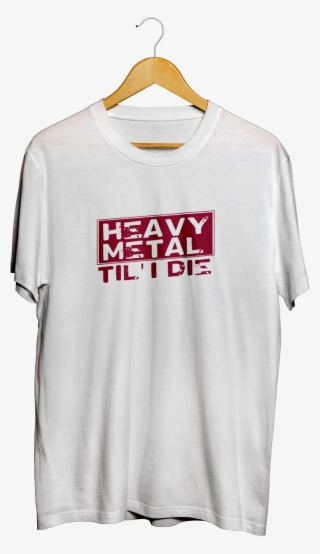 Heavy Metal White T-shirts - T-shirt