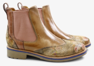 Ankle Boots Amelie 13 Floret Curcuma Ash Rose Elastic - Chelsea Boot