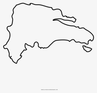Dominican Republic Coloring Page - Dibujo De Republica Dominicana