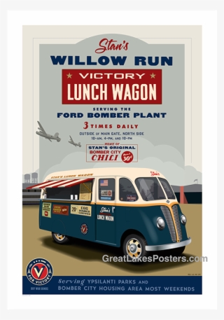 Great Lakes Posters Willow Run Victory Lunch Wagon