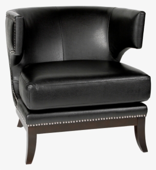 Rental, Chair, Seat, Seating, Club Chair, Black, Leather, - Club Chair