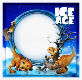 Free Png Best Stock Photos Ice Age Kids Photo Frame - Ice Age Frame Png