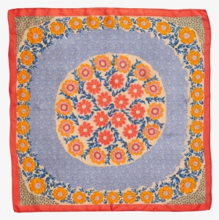 Le Jardin Square Silk Scarf - Motif
