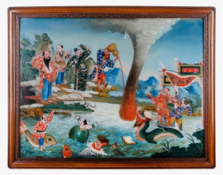 Chinese Reverse Of The - Painting