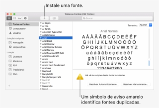 A Janela Do Catálogo De Fontes Que Mostra O Botão Adicionar - Typeface