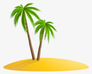 Free Png Download Palm Island Png Images Background - Island With Palm Tree Png