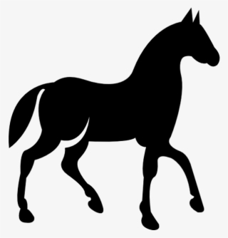 Walking Silhouette At Getdrawings - Horse Walking Icon