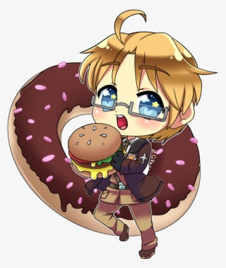 Hetalia America Chibi By Z - Cartoon