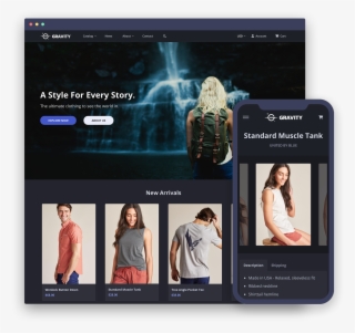 Gravity Theme Gravity Theme - Dark Shopify Themes