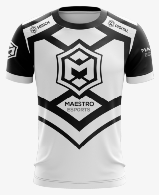 Black And White Esports Jersey