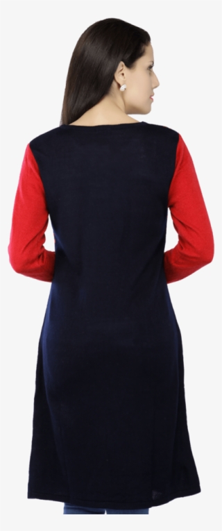 Women Long Sleeves Knit Kurta - Photo Shoot