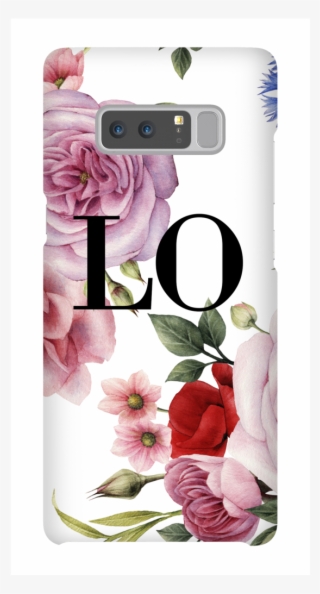 Personalised Floral Blossom Initials Samsung Galaxy - Mobile Phone Case