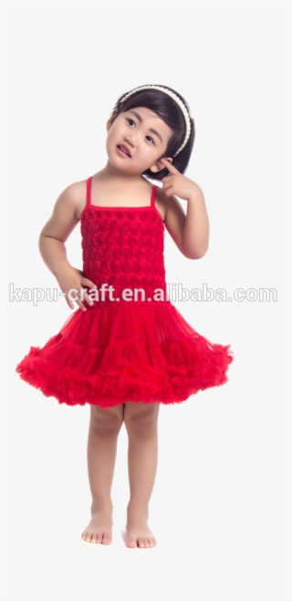 Vestidos De Niñas De Lunares Negros Con Rojo