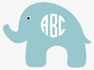 Elephant Monogram - Elephant