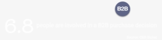 8 People Are Invovled In A B2b Purchase Decision - Circle