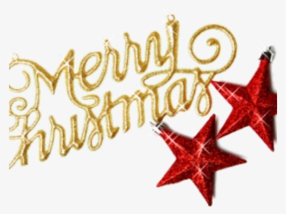 Merry Christmas Text Png Transparent Images - Motif