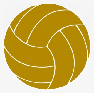 Gold Clipart Volleyball - Volleyball Clipart Transparent Background