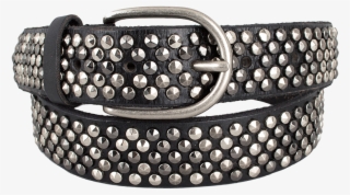 Leather Studded Belt - Belt