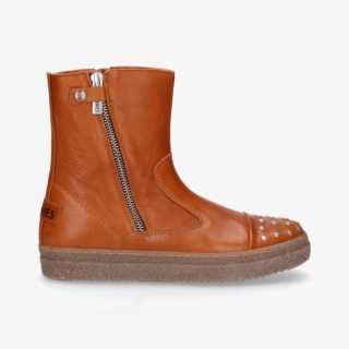 Kids // Ankle Boots Polished Leather 36 - Motorcycle Boot