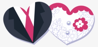 And Wedding Groom,vector,decorative Heart-shaped,bride - Invitation Design Wedding Card Blank Templates