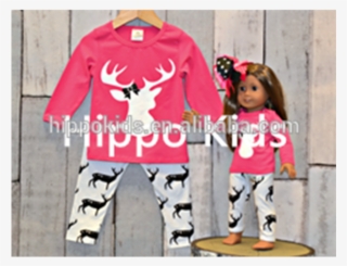 New Fashion Girls Deer Pant Set Wholesale Children's - Girl