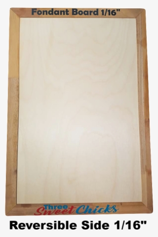 Large 11"x 17" Fondant Board, Dual Sided - Plywood
