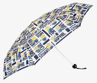 John's Minions Series 5 Fold Ladies Umbrella 585mm - Umbrella