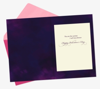 The Woman I Will Love Forever Musical Valentine's Day - Envelope