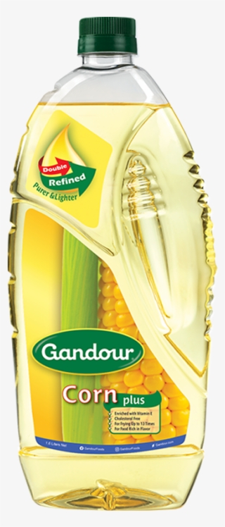 Gandour Corn Oil - Two-liter Bottle