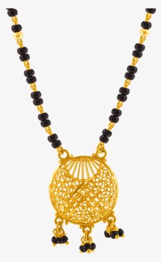 22k Yellow Gold Mangalsutra - Shivaji Maharaj Cb Editing