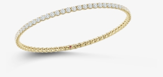 Bangle With Diamonds 18k Yellow Gold - Bangle