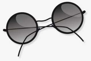 Sunglasses Ray-ban Goggles Vector Black Aviator Clipart - Reflection