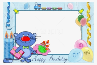 Free Png Happy Birthday Kids Transparent Frame Background - Boy Birthday Photo Frame