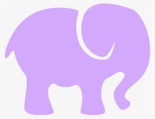 Elephant Baby Decoration - Purple Elephant
