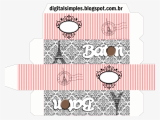 Beautiful Paris Free Printable Box - Circle
