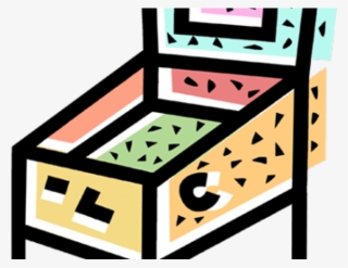Pinball Clipart Pinball Machine - Pinball Table Illustration