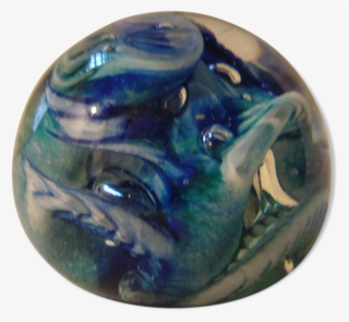 Press Paper Ball Sulfide Signed - Onyx