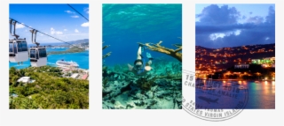 Ladyj Cruise Destination St Thomas Collage - Sea