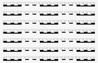 Ruler Lineal 25 Cm Zentimeter And Millimeters On Din - Ruler A4