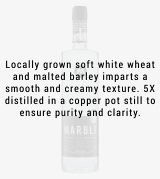 Marble Distillery Vodka 750ml - Glass Bottle