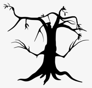 Download Png - Halloween Tree Silhouette Png