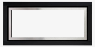 Black Fascia With Stainless Steel Inner Door Trim For - Ivory