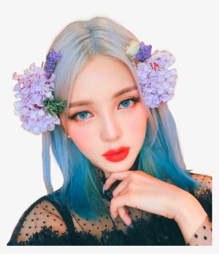 #ponysmakeup #pony #blue #hair #ulzzang #girl #makeup - Park Hye Min