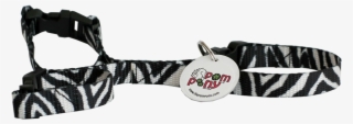 Zebra Print Pom Pony - Belt