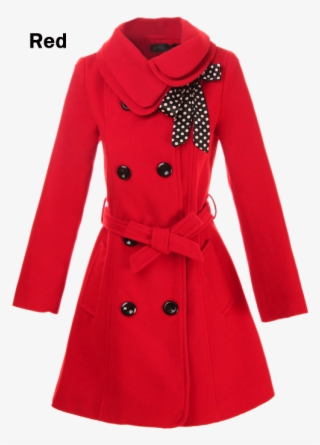 I Love This Peacoat It Comes In Pink, Too - Cerveny Kabaty Pro Holky