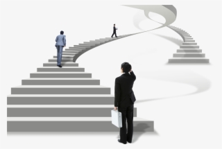 Ladder Stairs On Transprent Png Free Download - People On Stairs