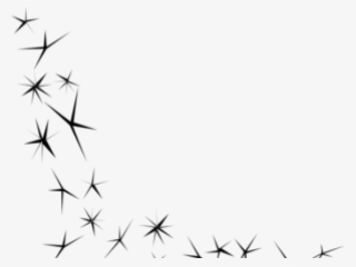 Glitter Clipart Black And White - Sparkles Clip Art
