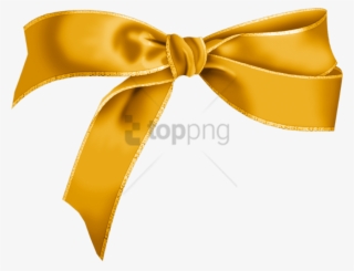 Free Png Gold Gift Bow Png Png Image With Transparent - Portable Network Graphics