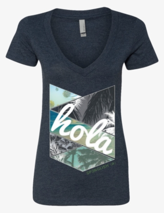 Next Level Ladies' Deep V Neck T Shirt