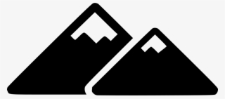Mountains Svg Line - Sign